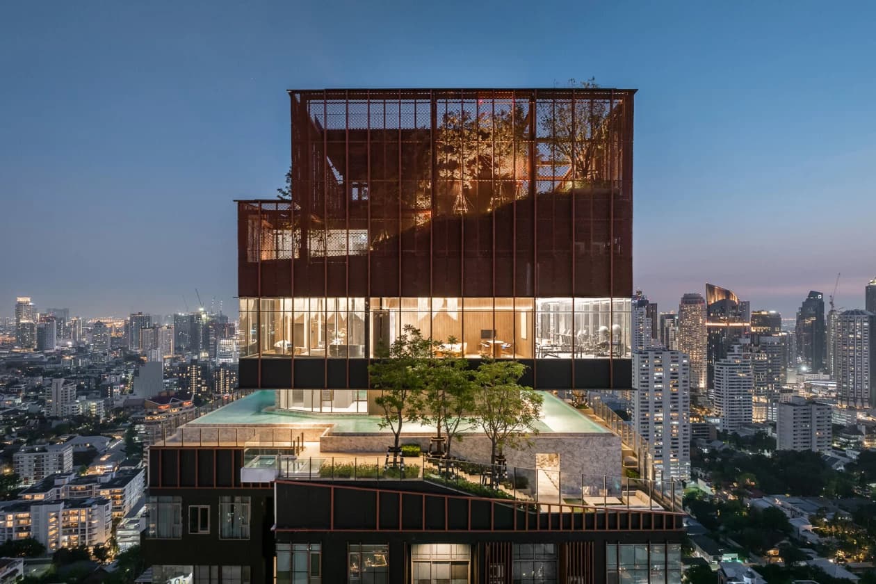 Ekkamai neighborhood in Bangkok