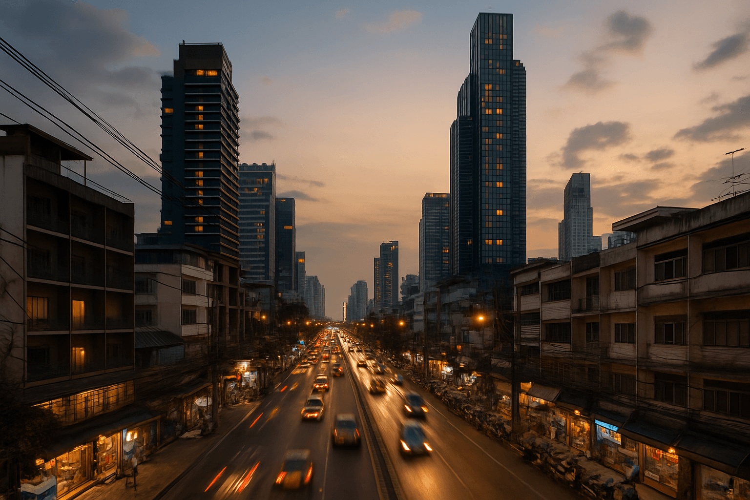 Thonglor neighborhood in Bangkok