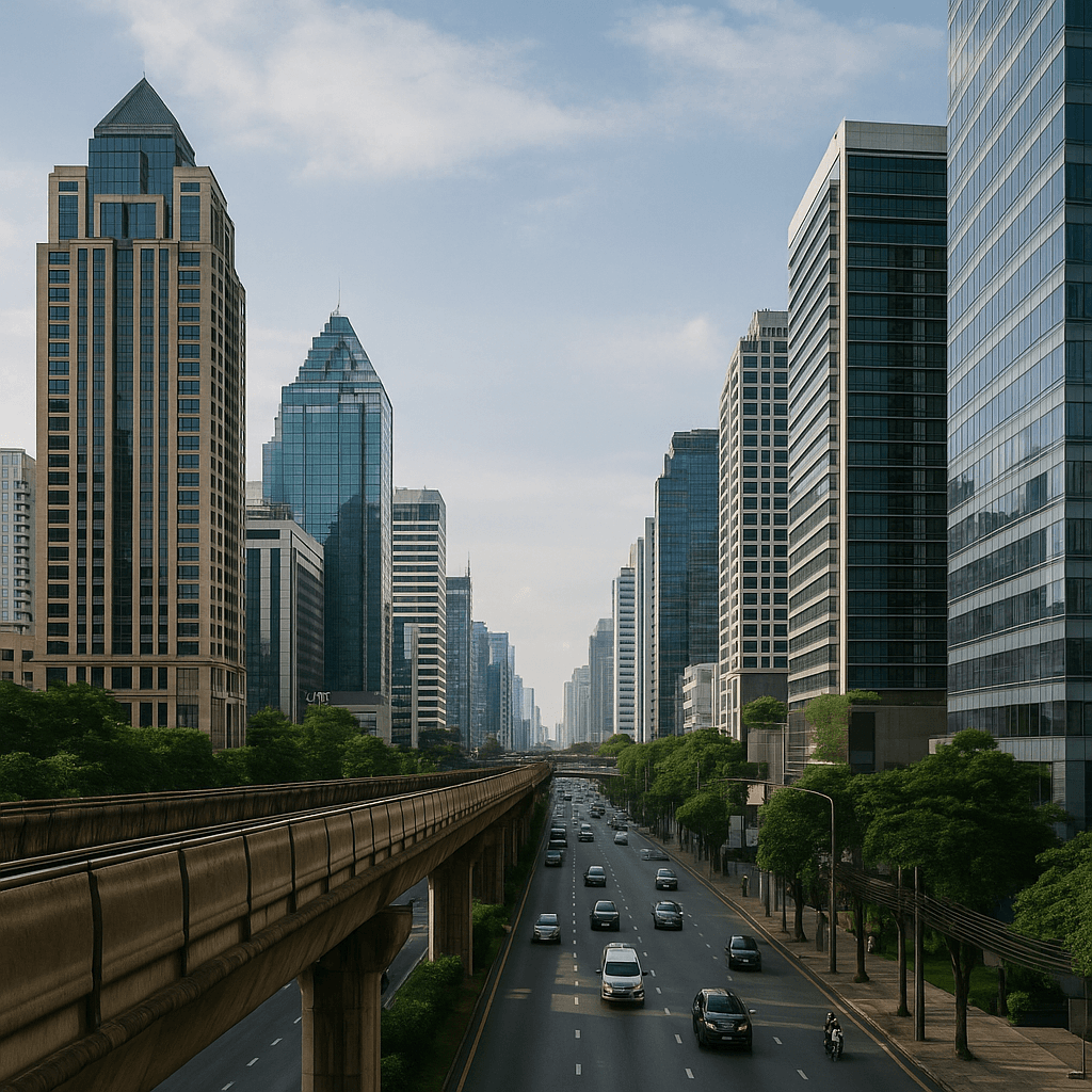 Sukhumvit neighborhood in Bangkok