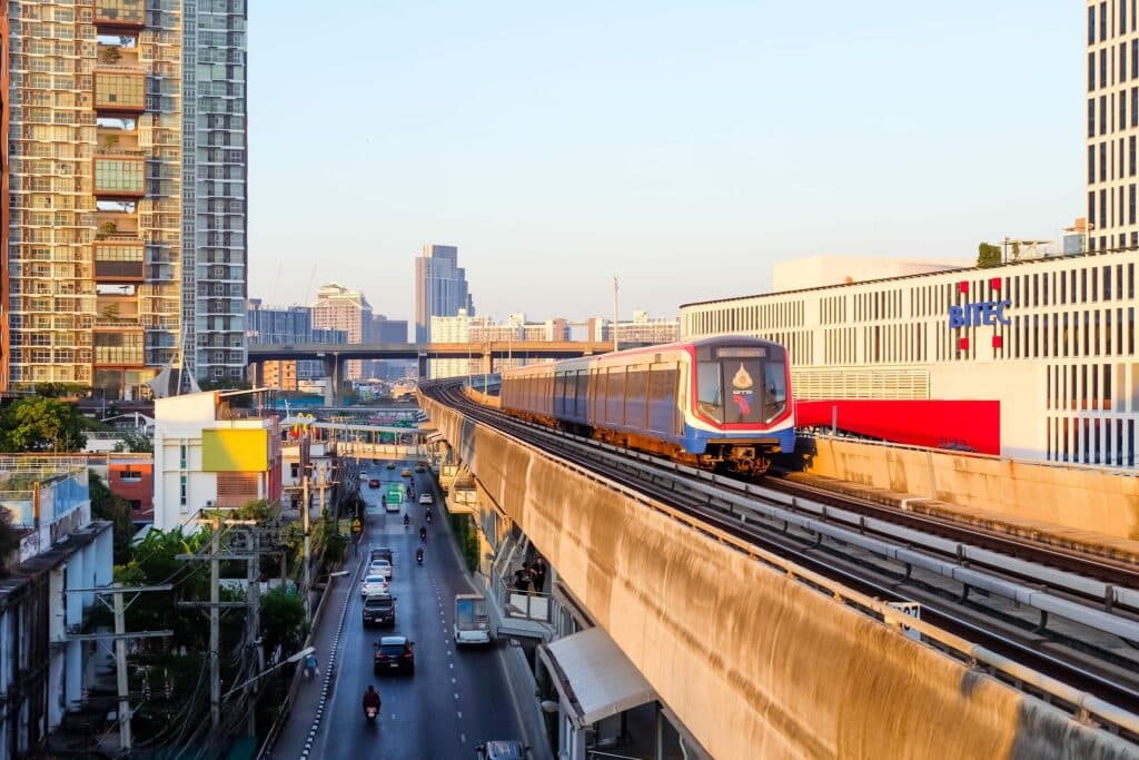 Bang Na neighborhood in Bangkok